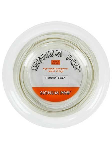 シグナムプロ プラズマ ピュア ホワイト 1.18 1.23 1.28 1.33mm 200Mロール 硬式テニス ポリエステルガット SignumPro Plasma Pure 020100009