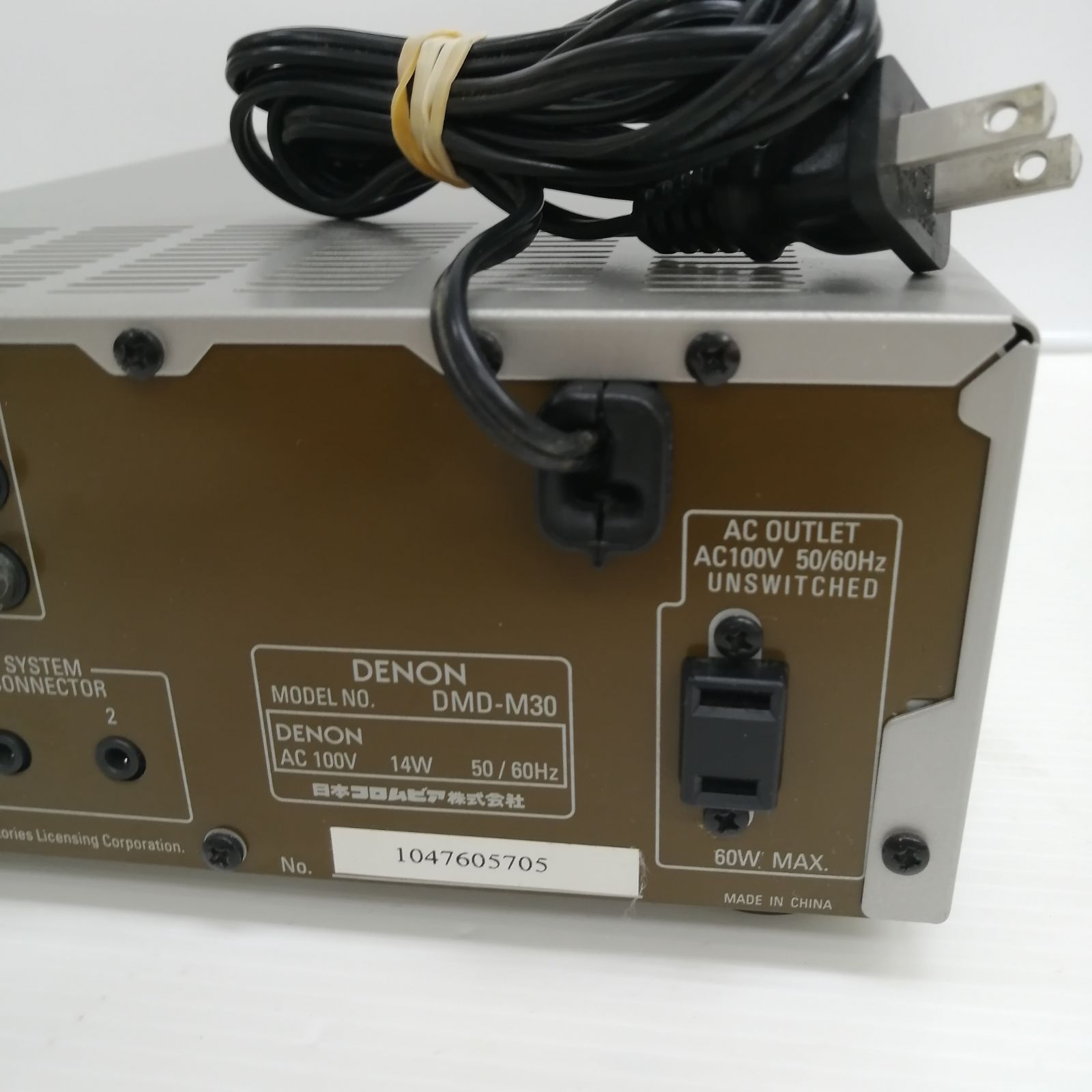 DENON DMD-M50 MDデッキ MDプレイヤー/レコーダー 完動品 動作品