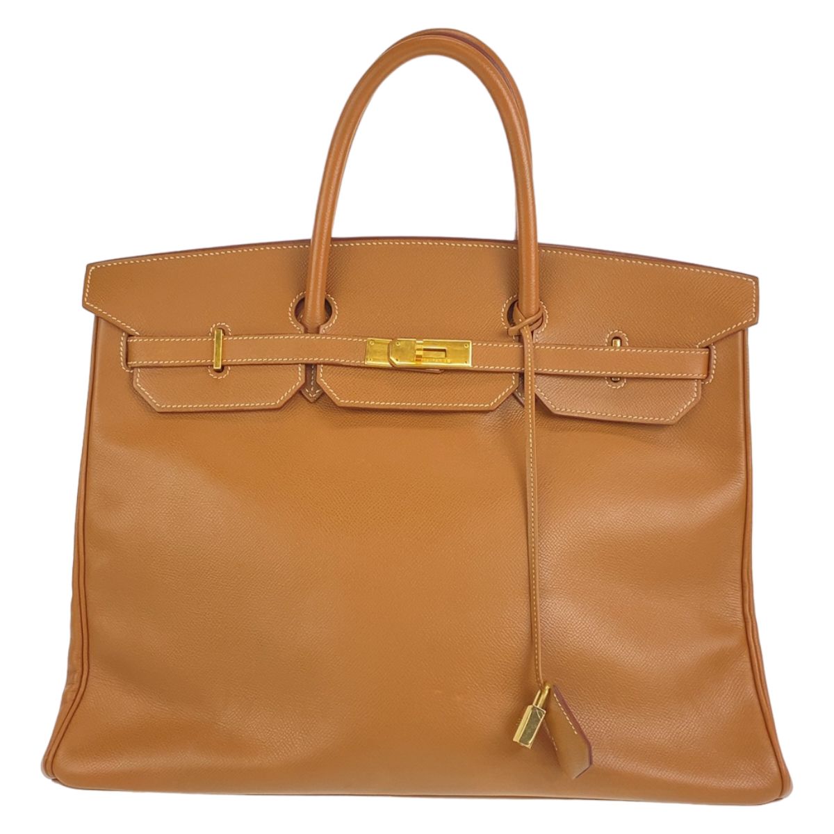 HERMES エルメス バーキン40 ゴールド ライトブラウン ゴールド