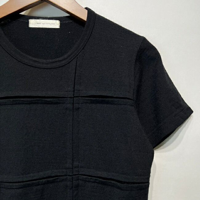  COMME des GARCONS Tシャツ 半袖 カットソー トップス クルーネック ウール 無地 2001年製 ドメスティック 古着 その他 トップス