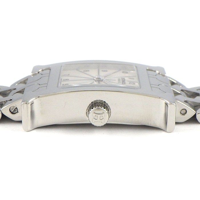 エルメス HERMES 腕時計 Hウォッチ HH1.110 スクエア ギョーシェ  