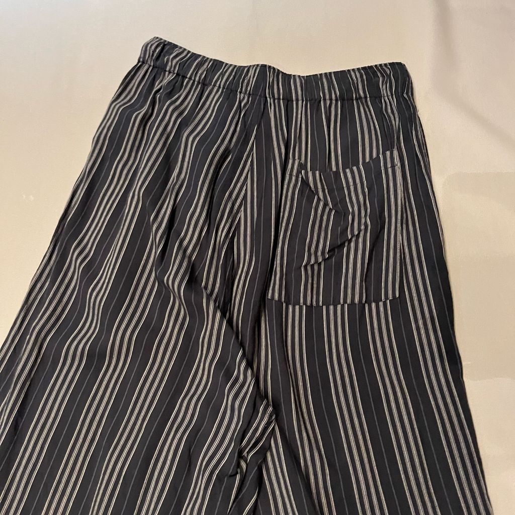 YOKE:ヨーク 22SS STRIPE WIDE LEGGED EASY TROUSERS パンツ
