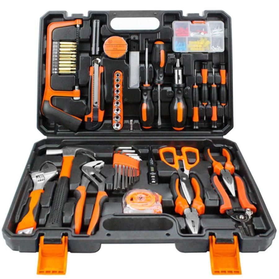 ONE STEP 工具セット 102点 自転車用 家庭用 自動車 diy 車 バイク ツールボックス ツールセット 工具セット