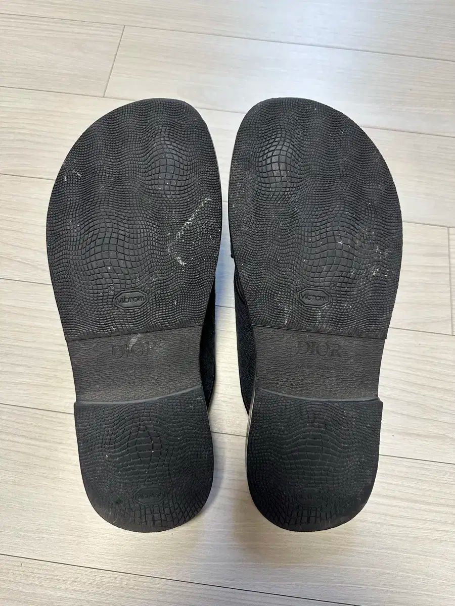 DIOR ディオール エイリアス サンダル 黒 オブリーク ジャカード スリッパ ー