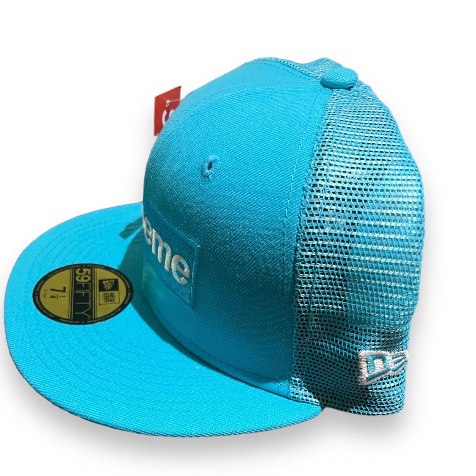 国内正規 新品 Supreme 23SS Box Logo Mesh Back New Era blue 