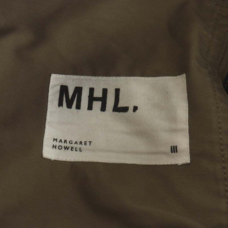 マーガレットハウエル MHL. 23SS ウォッシュド チノ コットン WASHED