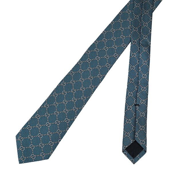 新品 グッチ GUCCI ネクタイ ディエン ブルー/グレー - メルカリ