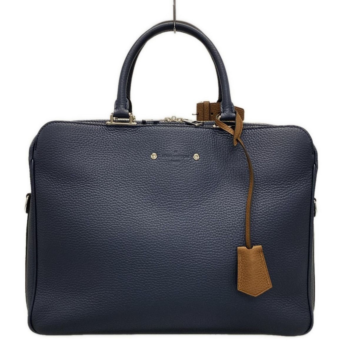 ルイヴィトン 　ヴィクトール　ブリーフケース ビジネスバッグ　トリヨン　ネイビー LOUIS VUITTON ルイ・ヴィトン ヴィクトール ブリーフケース
