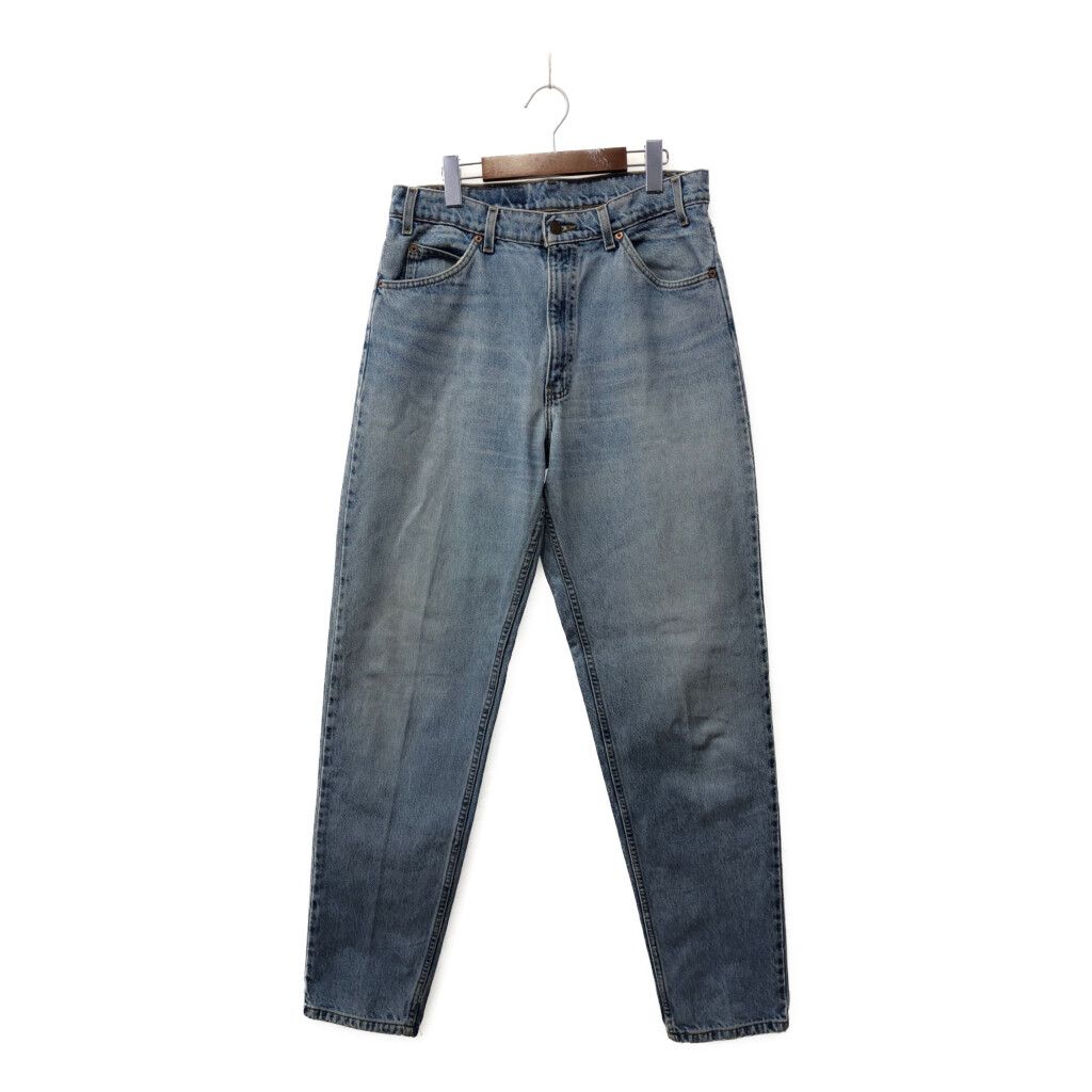 90年代 Levi's リーバイス 550 リラックスフィット テーパード デニムパンツ アメカジ ブルー (メンズ W34 L34) 中古 古着 Q2412