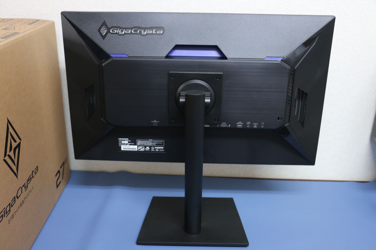 GigaCrysta LCD-GDQ271JA 27インチ ブラック 27インチ非光沢AHVAパネル