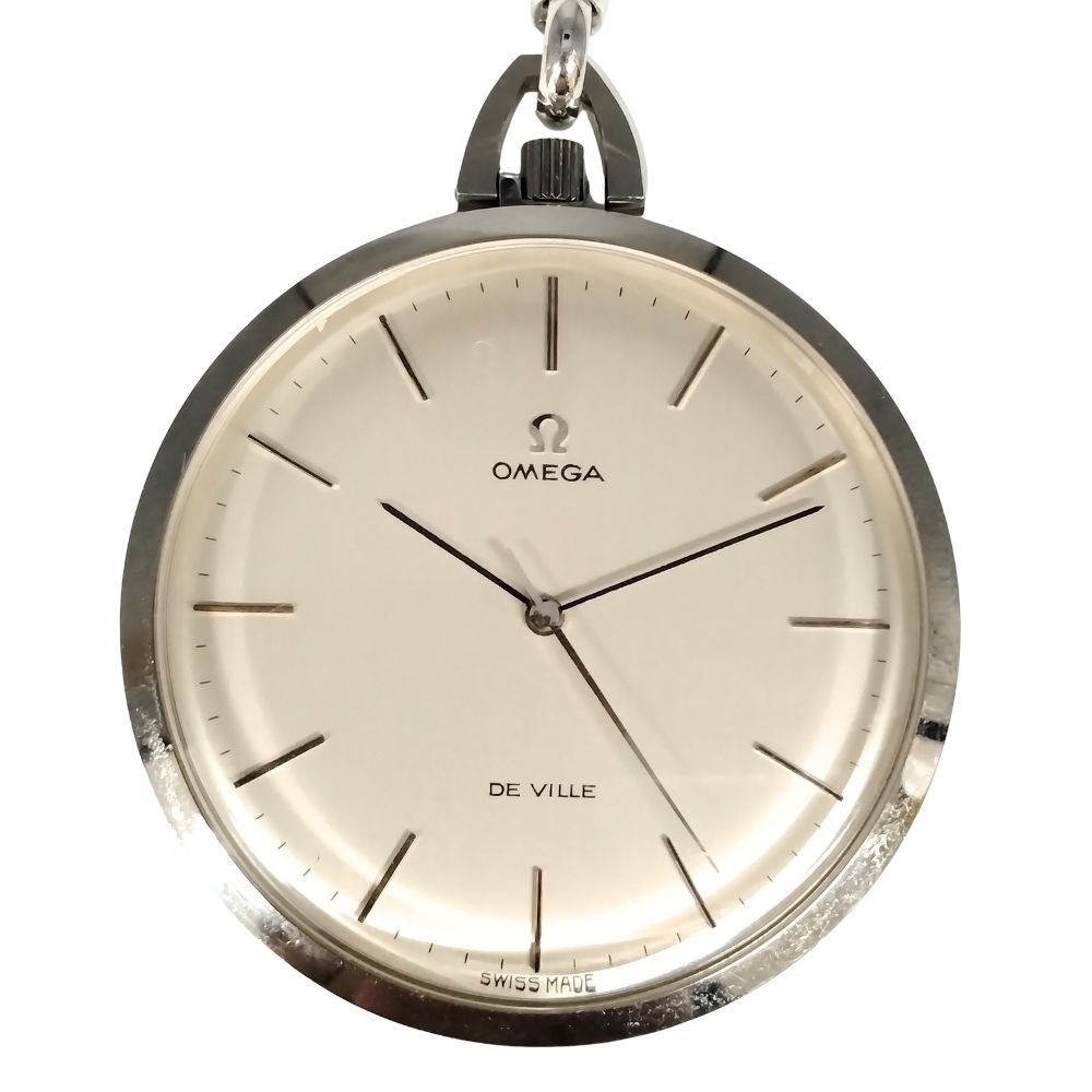 OMEGA オメガ デビル 懐中時計 手巻き シルバー C846