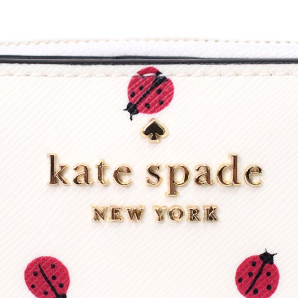 ケイトスペード 財布 katespade レザー ステイシー てんとう虫 ロゴ