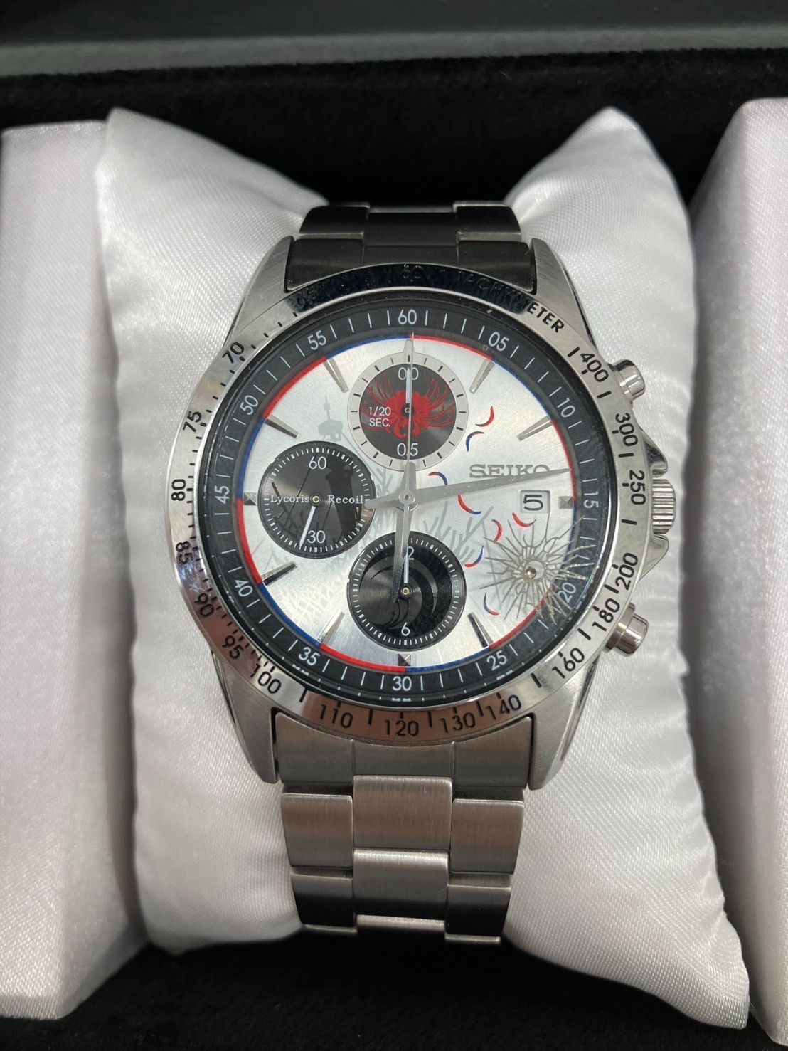 【美品】SEIKO（セイコー）×リコリス・リコイル コラボ　彼岸花モデル 美品】SEIKO（セイコー）×リコリス・リコイル コラボレーション