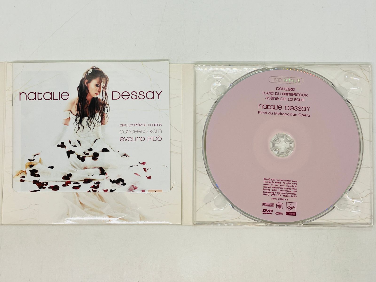 CD+DVD natalie Dessay / CONCERTO KOLN, EVELINO PIDO / AIRS D'OPERA