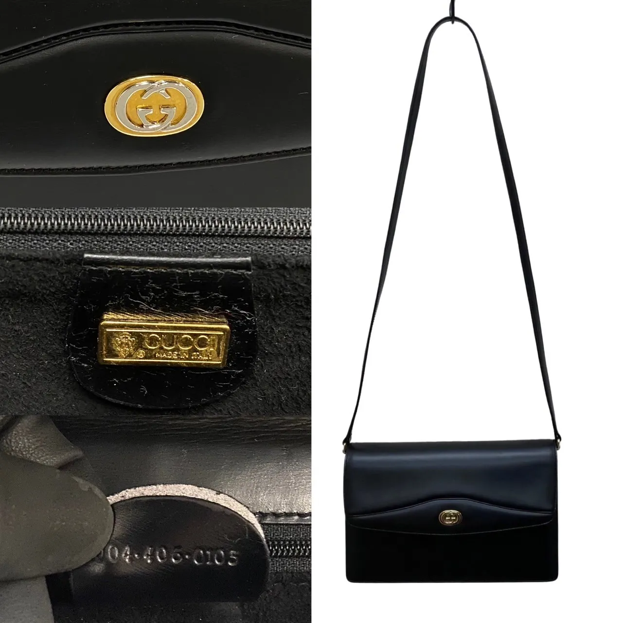 極 美品 GUCCI オールドグッチ グッチ ヴィンテージ GG ロゴ 金具