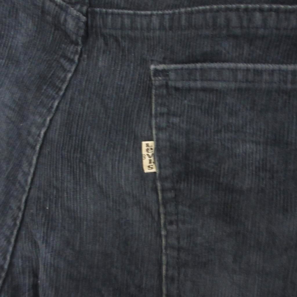  リーバイス Levi s 70 ヴィンテージ 古着 547 コーデュロイパンツ フ ジップフライ W 34 L 29 紺 ネイビー 547-1519 MET 2 スラックス パンツ
