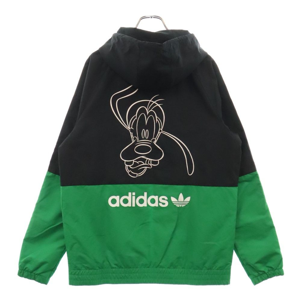 adidas (アディダス) Disney GOOFY WINDBREAKER ディズニー グーフィー ウィンドブレイカー ナイロンジャケット グリーン/ホワイト/ブラック GP6480