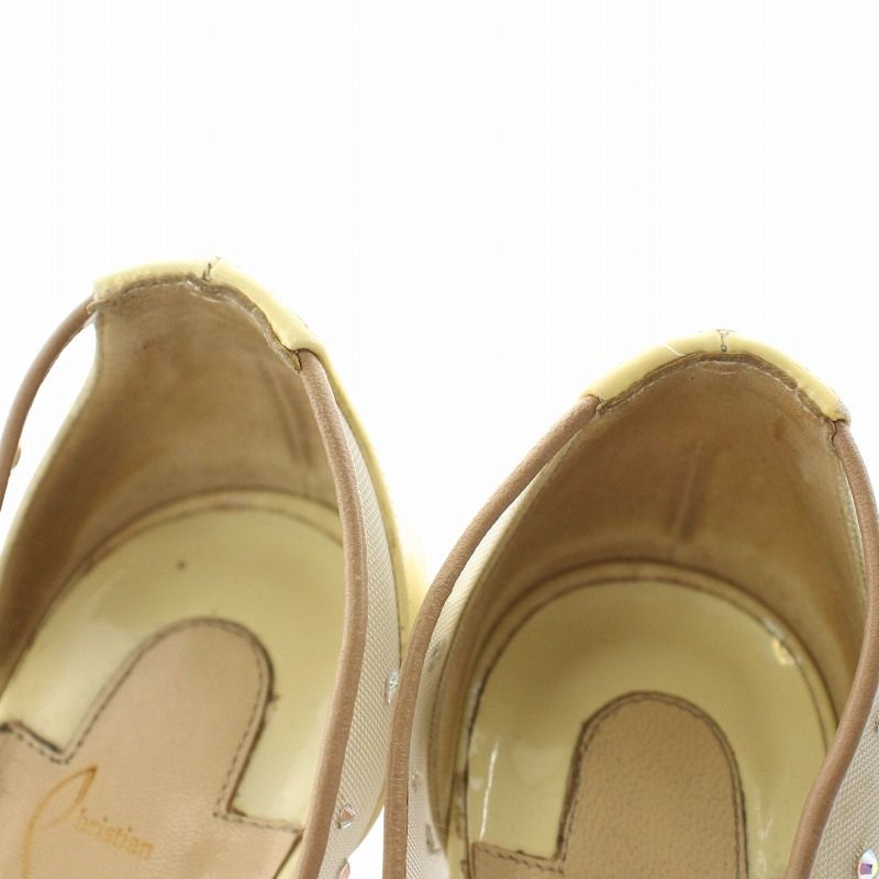 ★ クリスチャン ルブタン　靴　パンプス　35 1/2 カーキ　エナメル 三越伊勢丹 | Christian Louboutin/クリスチャン ルブタン_Women