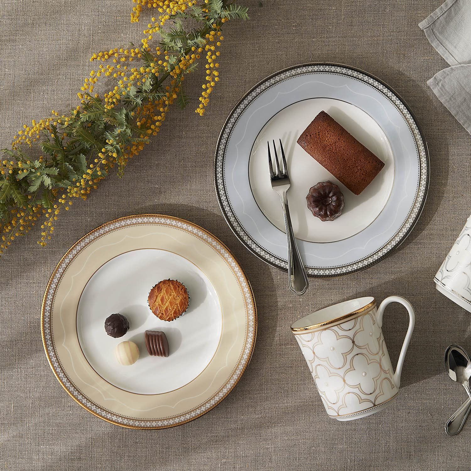 Noritake ノリタケ プレート 色変り セット 22cm トレフォリオ