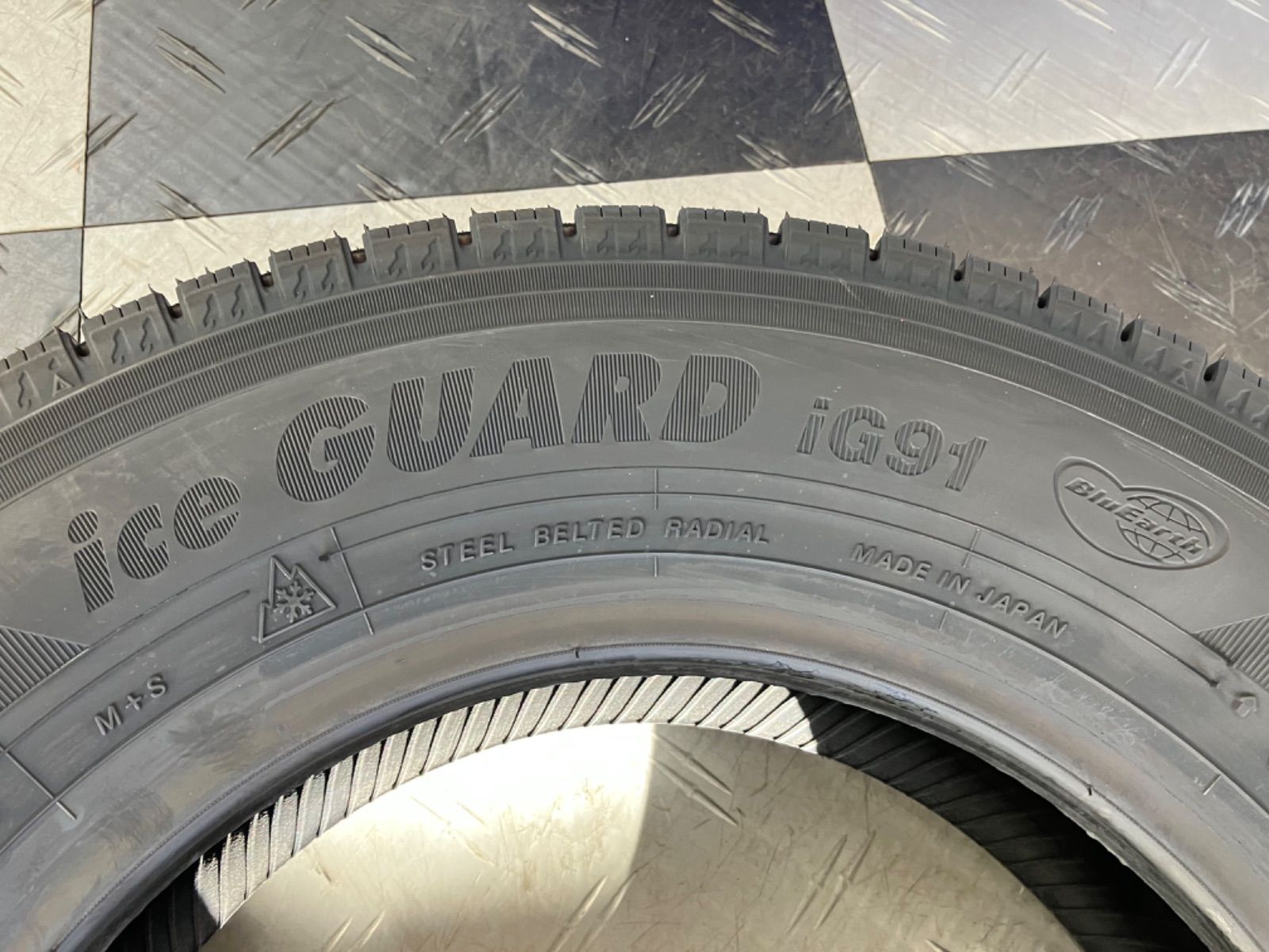 ［送料込み］YOKOHAMA ice GUARD iG91 ヨコハマ アイスガード i G91 145/80R12 80/78N LT  新品スタッドレスタイヤ4本 軽バン、軽トラに。