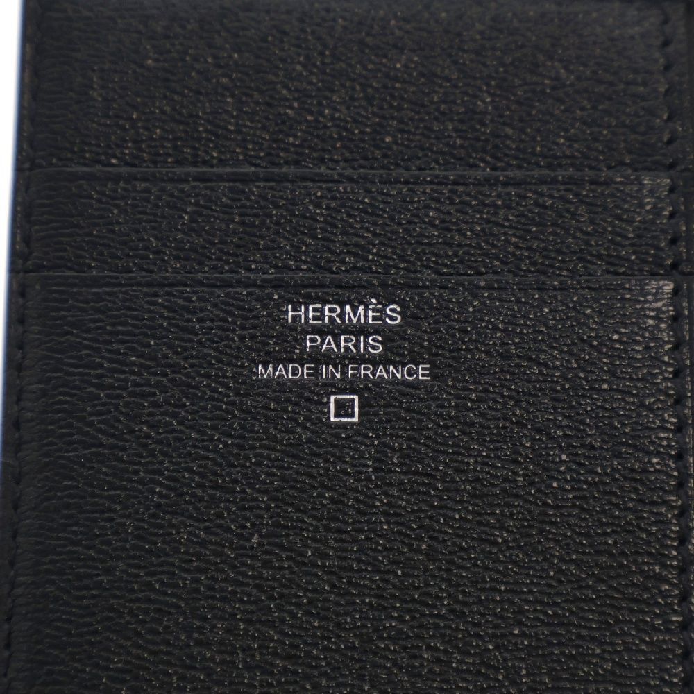 エルメス 名刺入れ クロコ 美品 HERMES エルメス カードケース シティ 4CC ブルーインディゴ