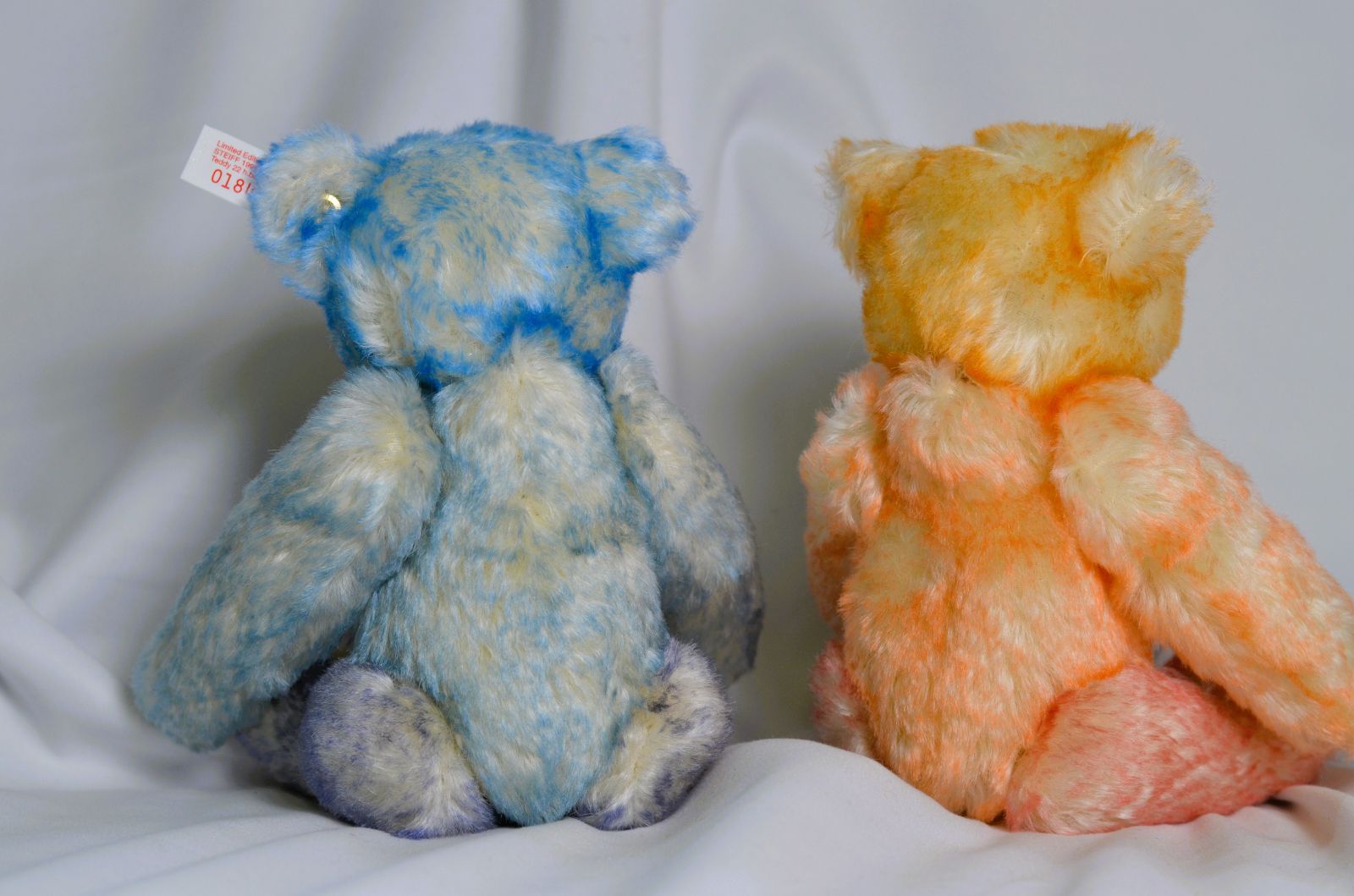 美品】Steiff Teddy bear Hello 2000/Good-Bye 1999-bear set
