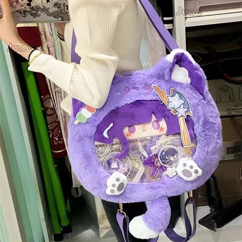 原神 雷電将軍 痛バッグ ホログラム缶バッジ 原神 周年記念シリーズ 缶バッジ Genshin 一周年雷電将軍 原神