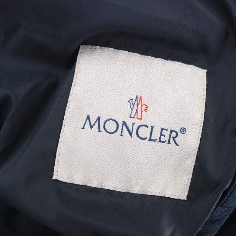 モンクレール MONCLER IMIN GIUBBOTTO イミン ナイロンロングダウンコート アウター フード ジップアップ 1 紺 ネイビー  /ES ■OS