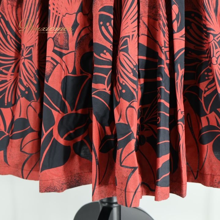 フラダンス 衣装 パウスカート ブラック系 フラ ダンス パウスカート