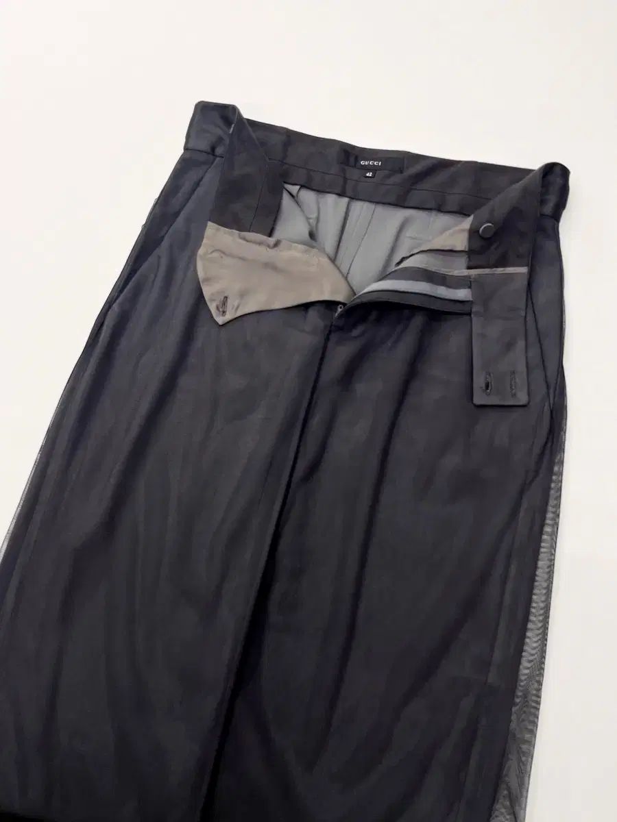 Gucci GUCCI(グッチ) 黒 レース レイヤード マキシ スカート