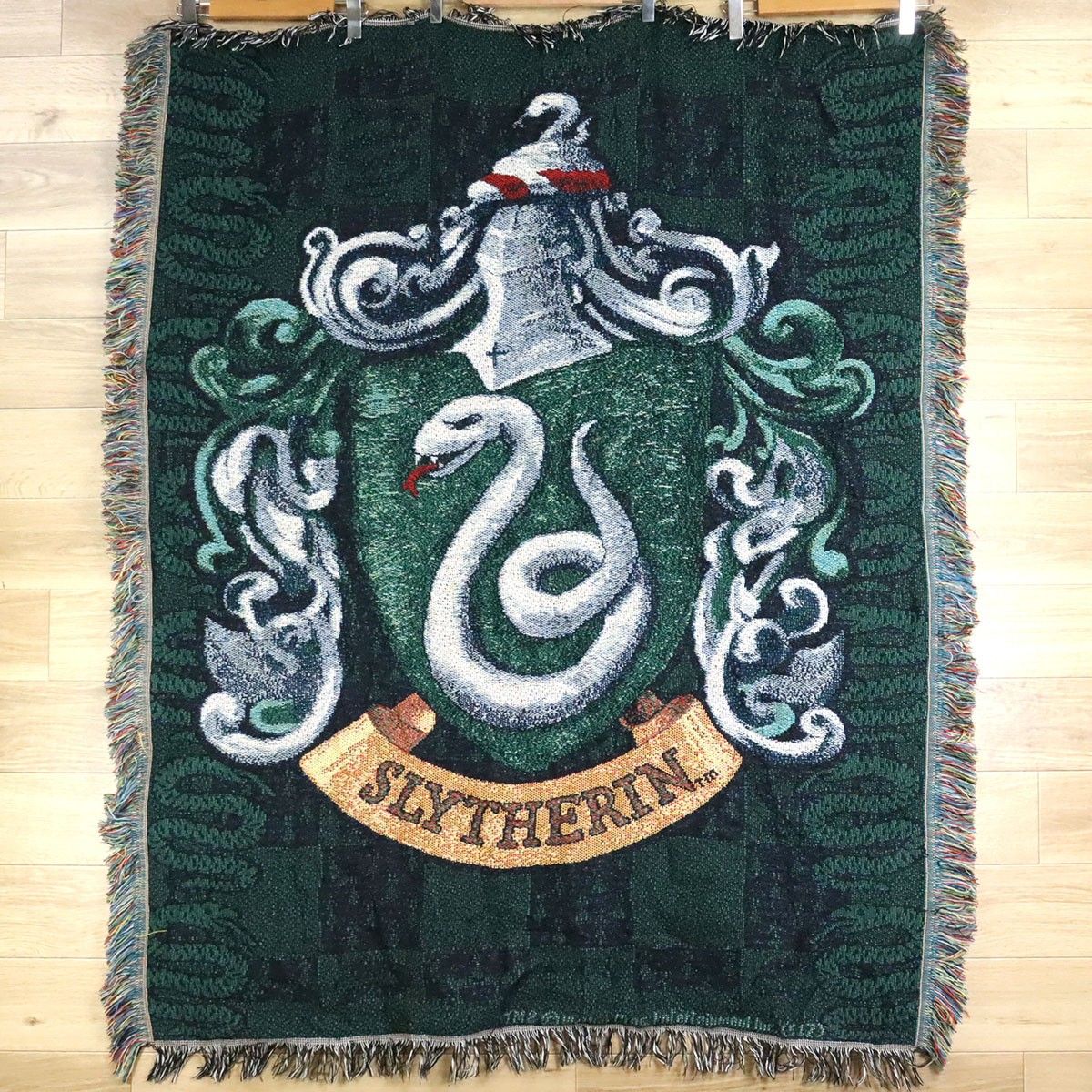 C1-13|O4.30-2 Harry Potter ハリーポッター SLYTHERIN スリザリン ラグ マット カーペット ブランケット 絨毯 マルチカバー