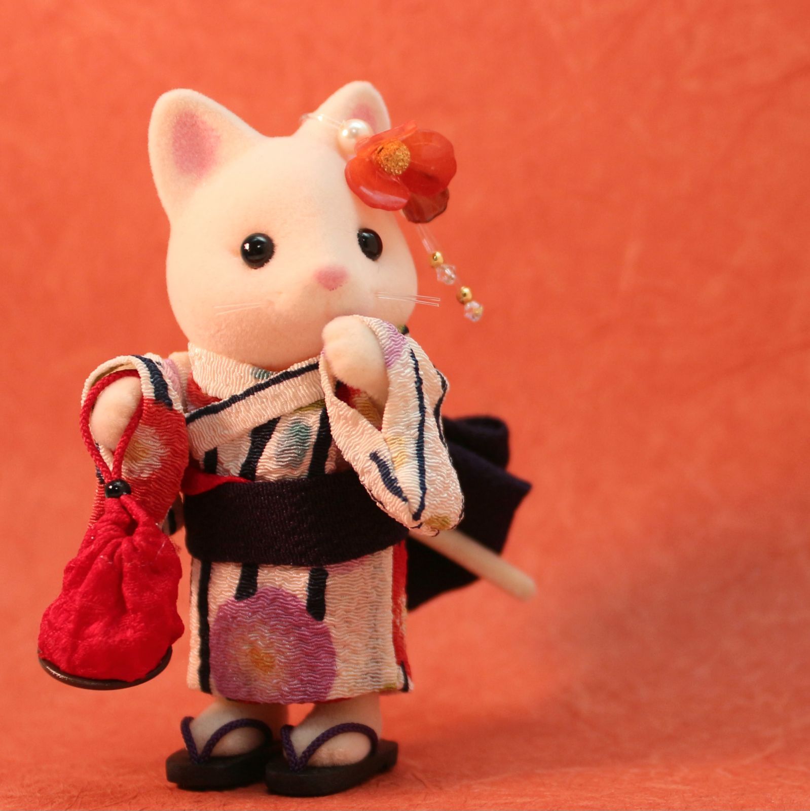 シルバニアファミリー大人サイズの浴衣♪