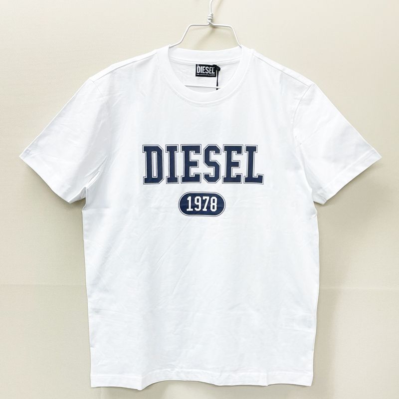 DIESEL ディーゼル 新品 半袖 Tシャツ 丸首 A16848 RPATI 100 白