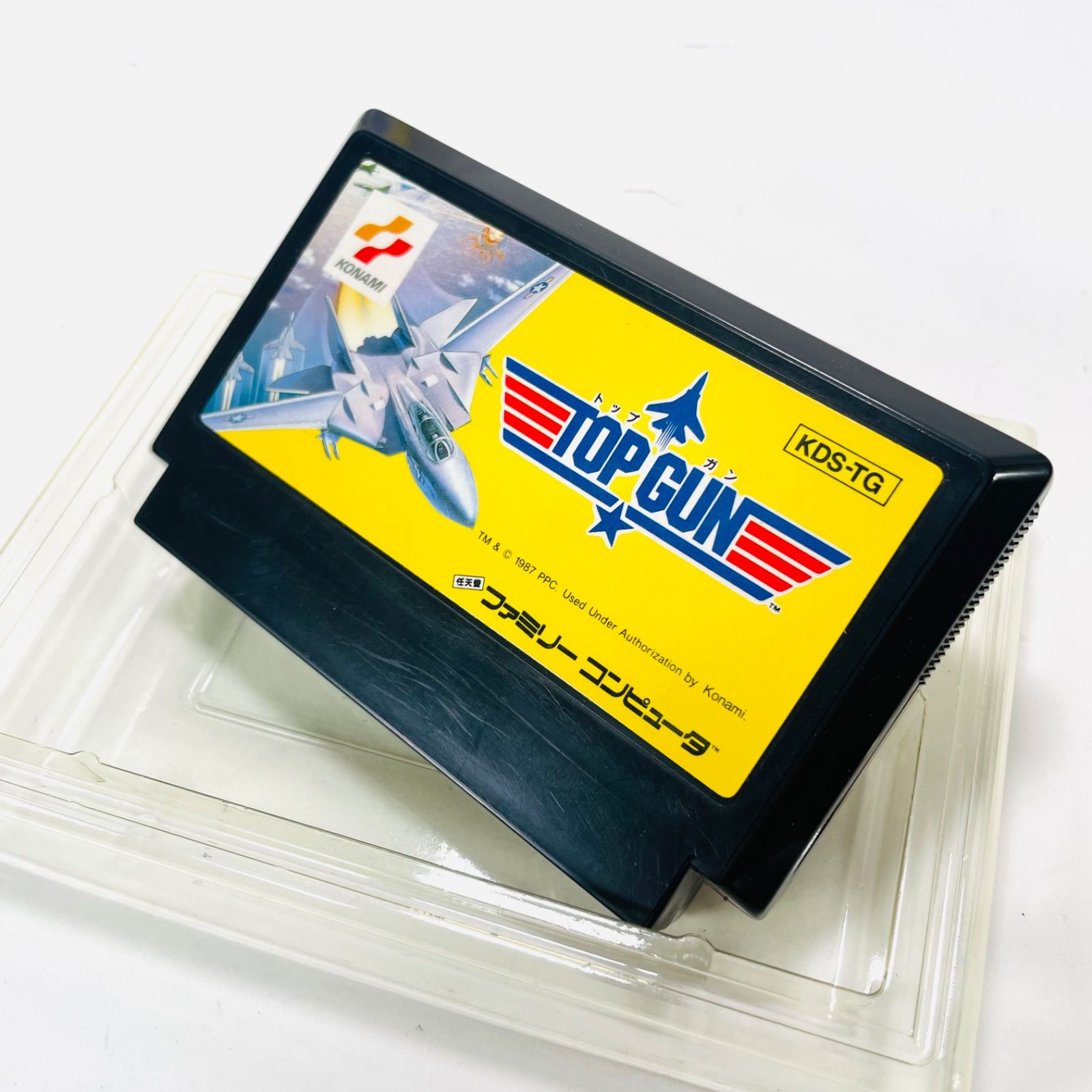 箱 説明書 カード 付属】トップガン ファミコン TOP GUN - メルカリ