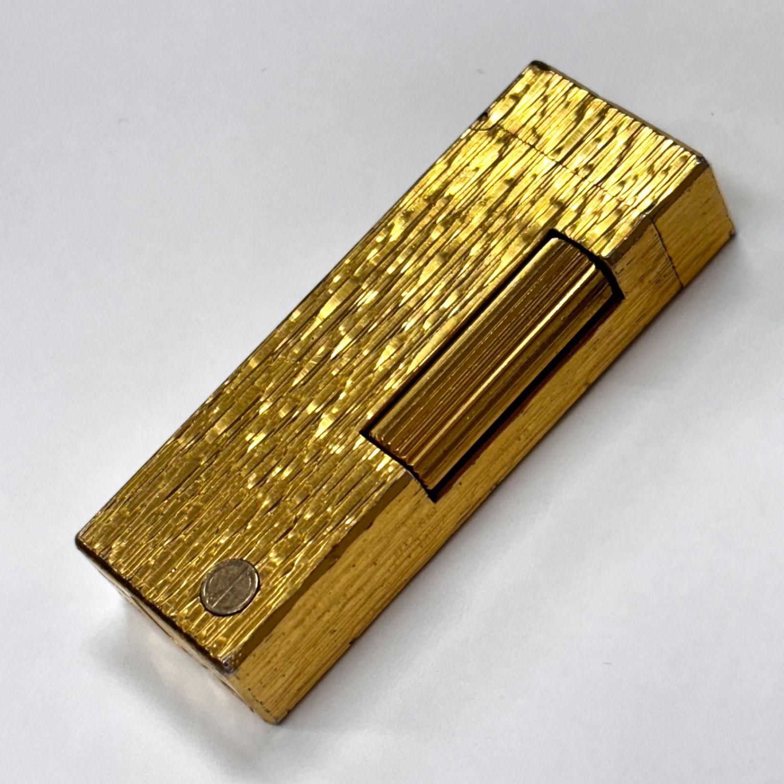 着火確認OK/dunhill/ダンヒル ローラーガスライター シルバー色 ケース