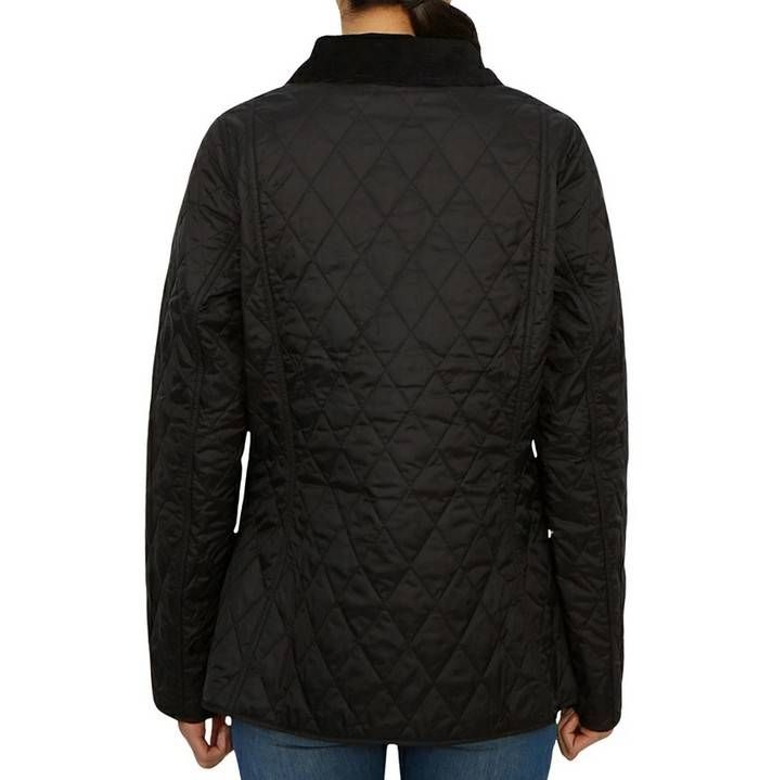 タグ付新品】Barbour バブアー Annadale ロゴ刺繍入りキルティング 