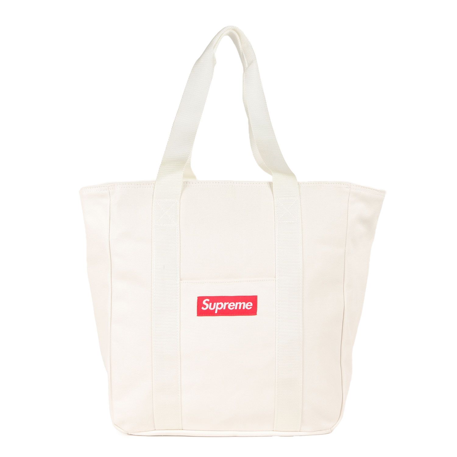 Supreme ホワイトトートバッグ　ボックスロゴ 新品】Supreme シュプリーム バッグ ホワイト 白 | キャンバス