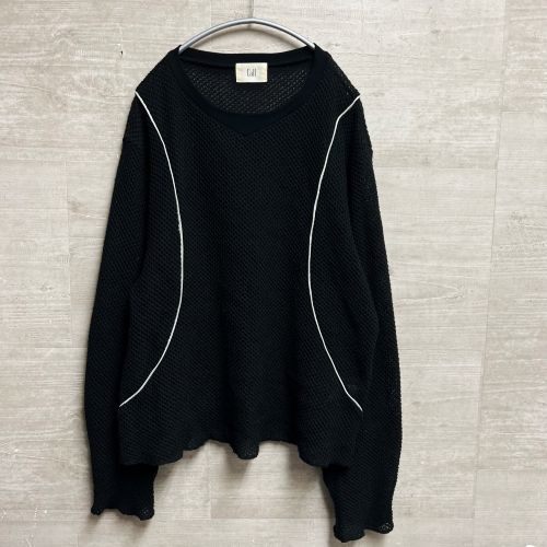 Call コール 23SS PIPING KNIT size 2 ブラック【中目黒t09】 - メルカリ