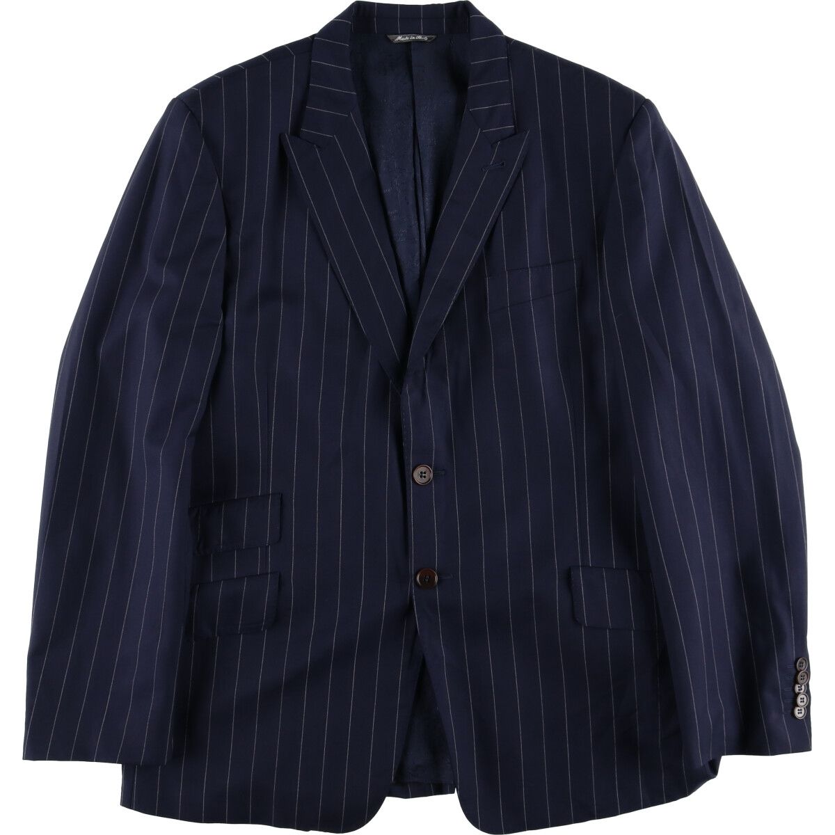 古着 ポールスミス Paul Smith ストライプ柄 ウールテーラード
