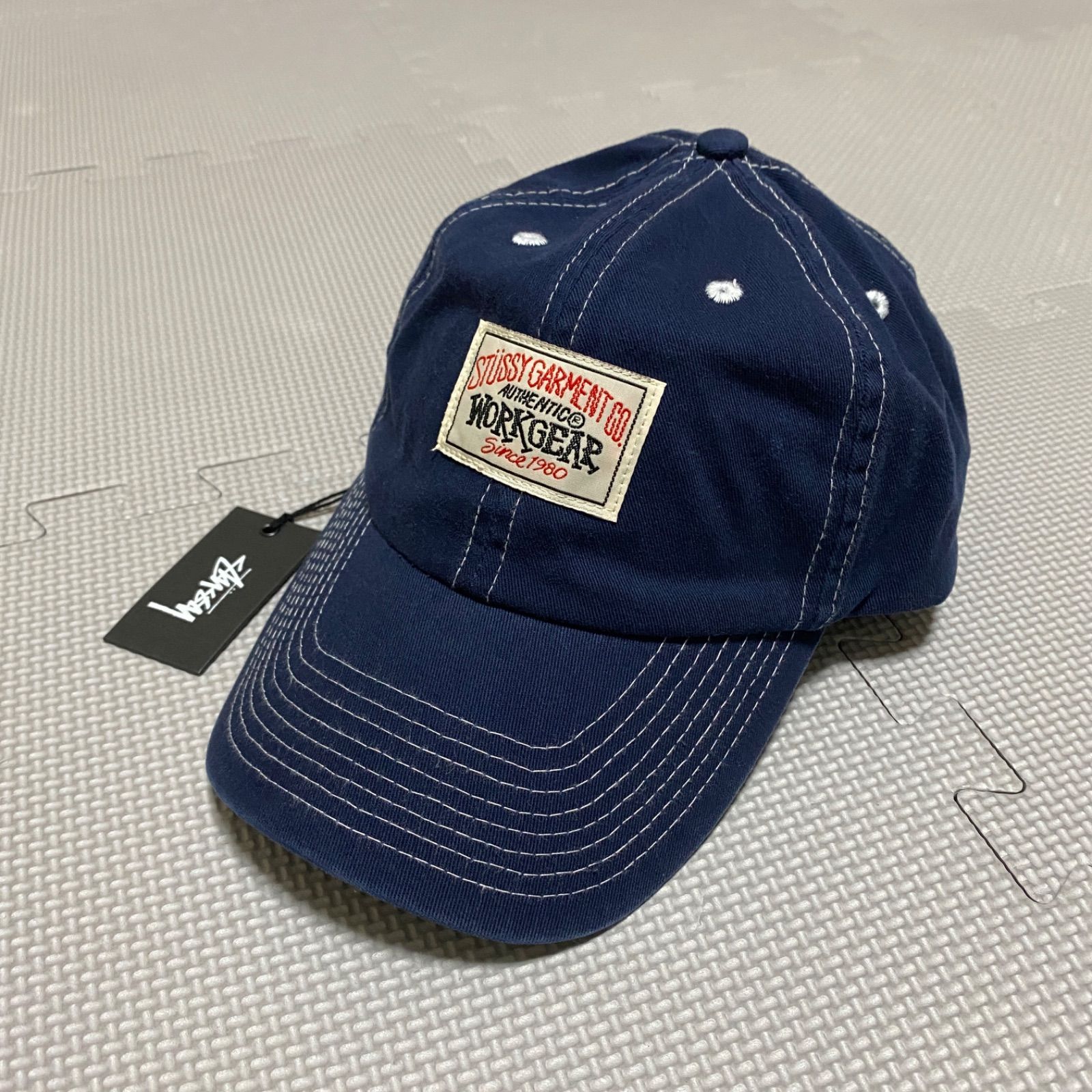 海外限定] Stussy Workgearパッチ ストラップバックキャップこちらの