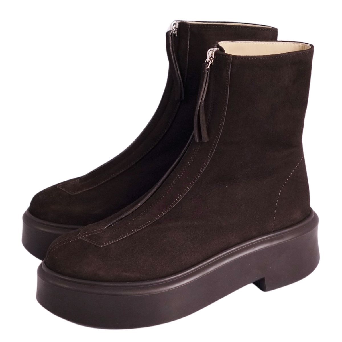 未使用 ザ ロウ THE ROW ジップ ブーツ Zipped Boot ショー - メルカリ 