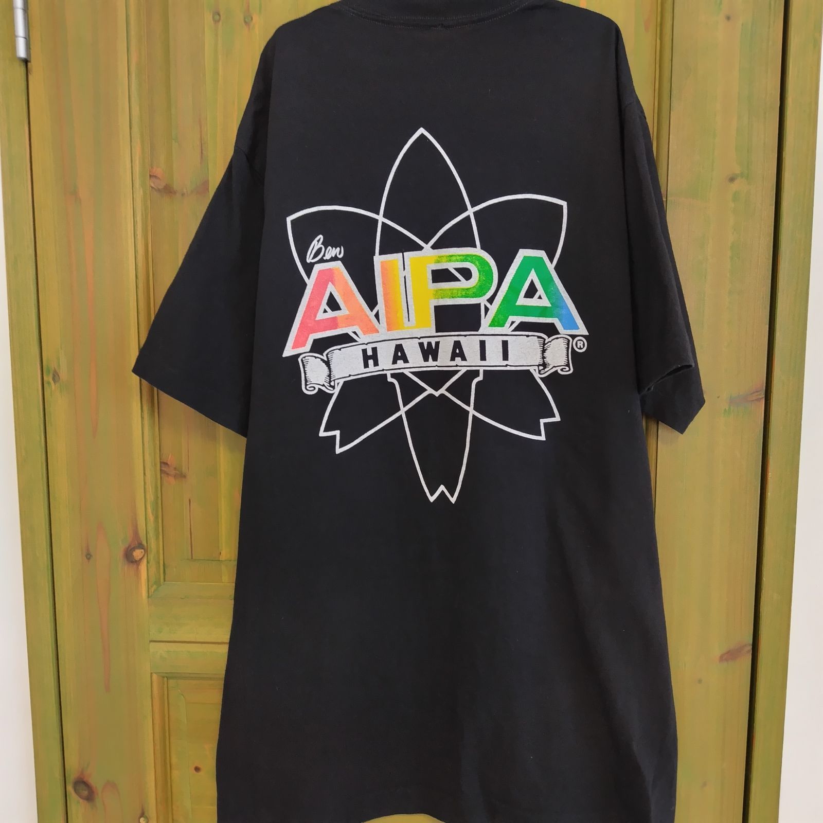 AIPA Tシャツ デッドストック made in usa 80s-90s Vintage 1995 Aipa Surfboards Shirt Back Hit Aipa Surfboards