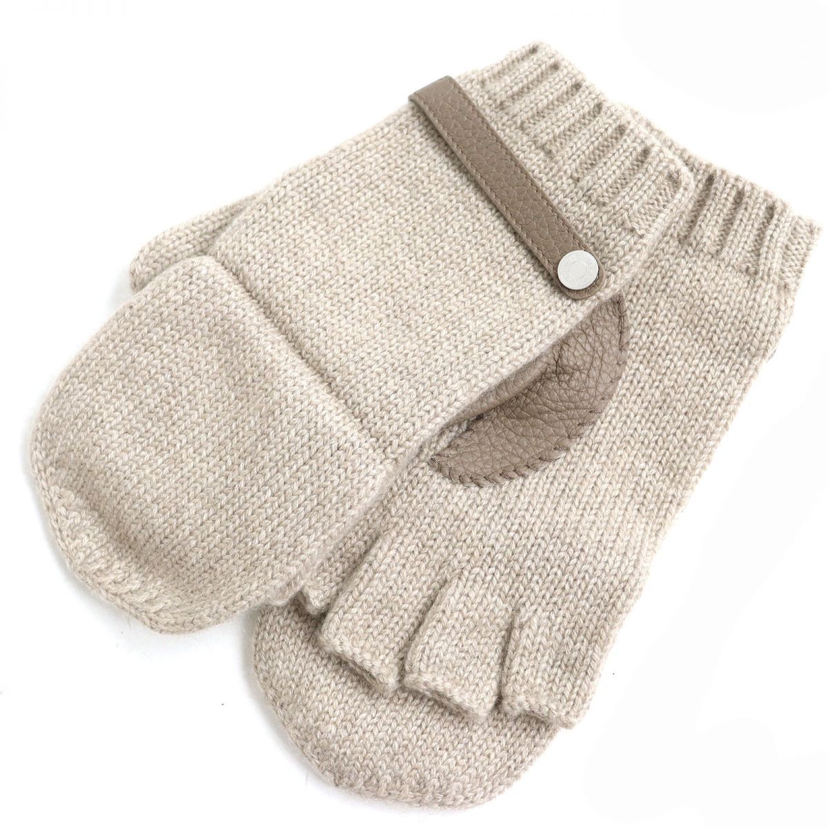 HERMES Lionel mittens【エルメス リオネル 手袋 カシミア】 - 手袋