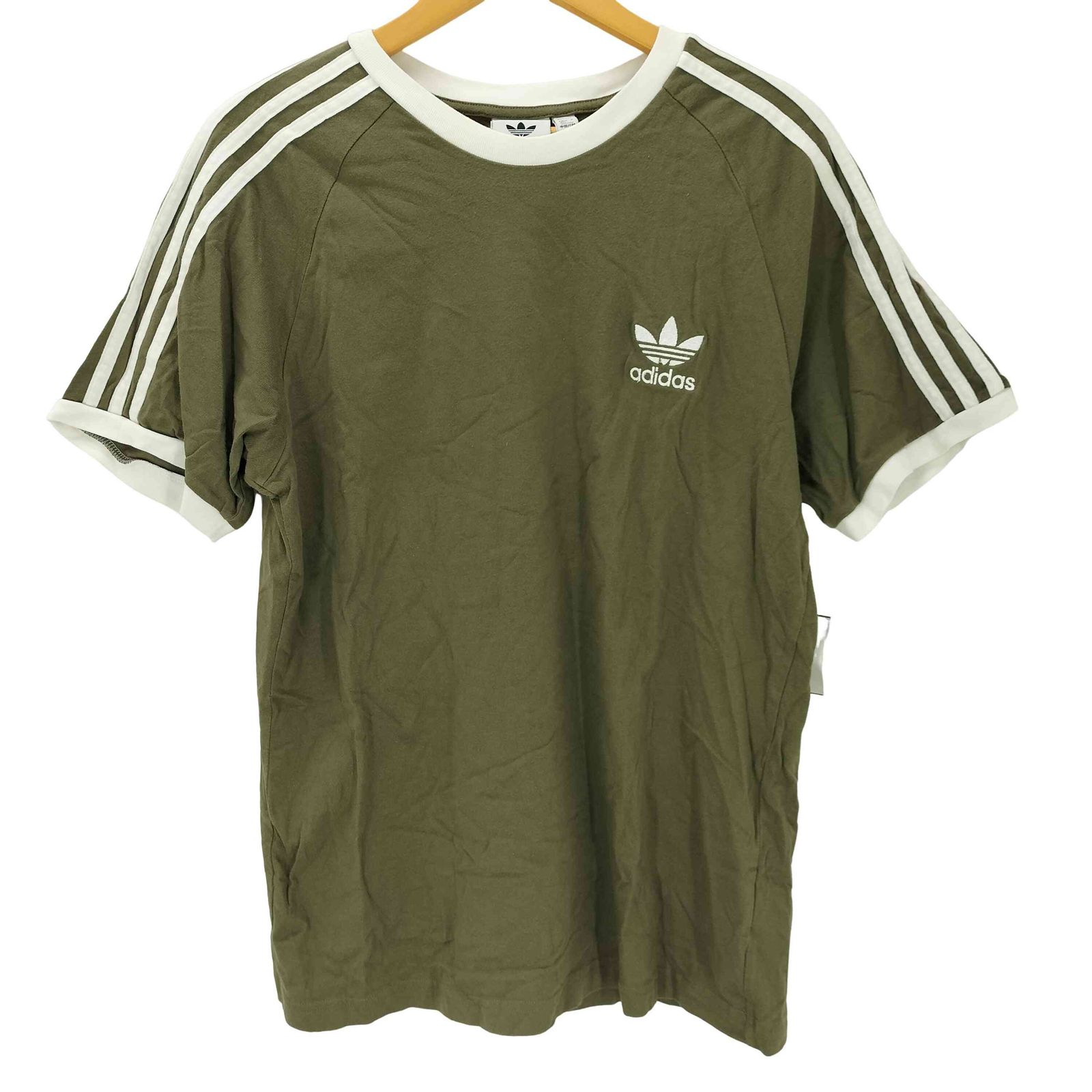 アディダスオリジナルス adidas Originals スリーストライプ リンガーTシャツ メンズ JPN：XL 