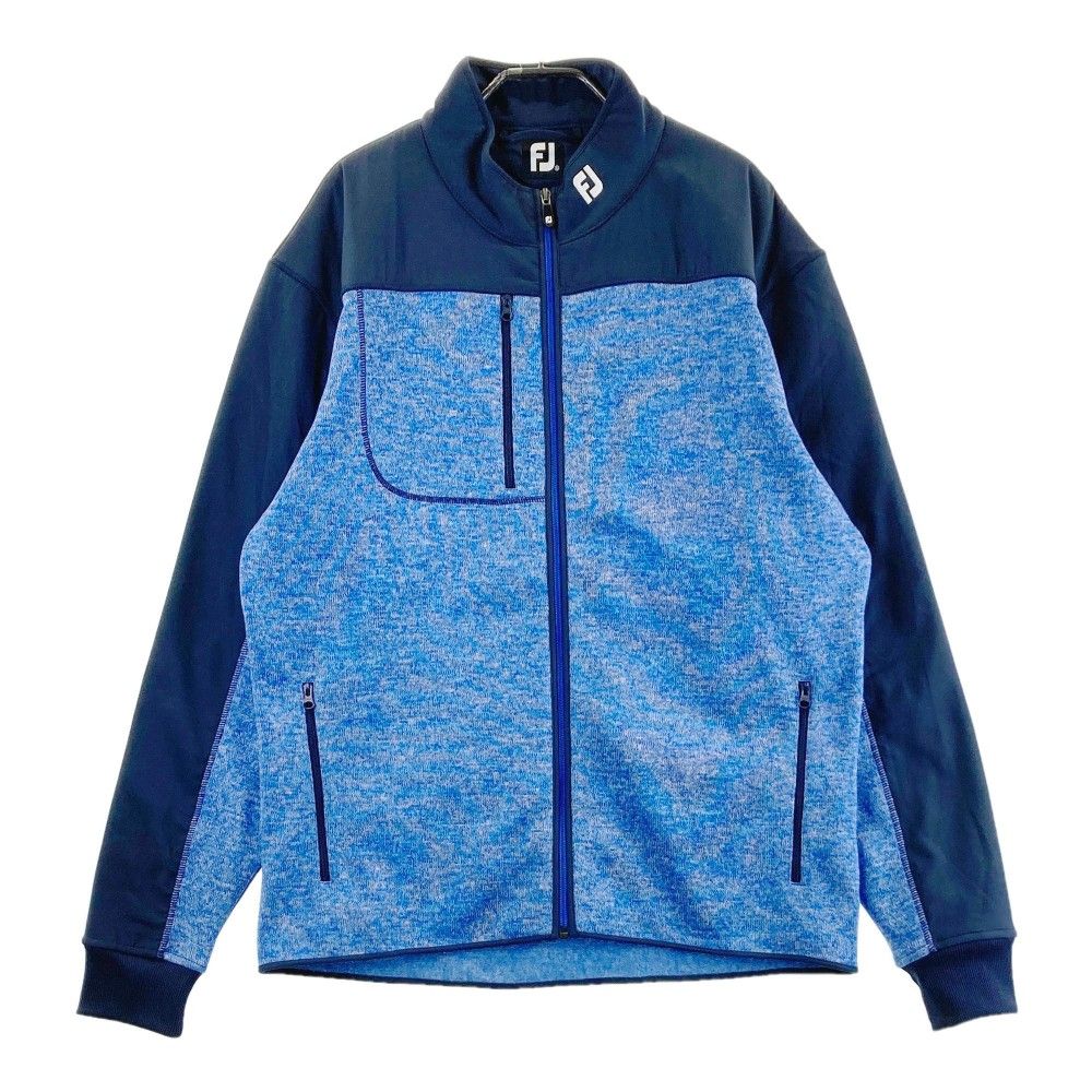 サイズ：XL FOOT JOY フットジョイ 裏起毛 ジップジャケット ブルー系