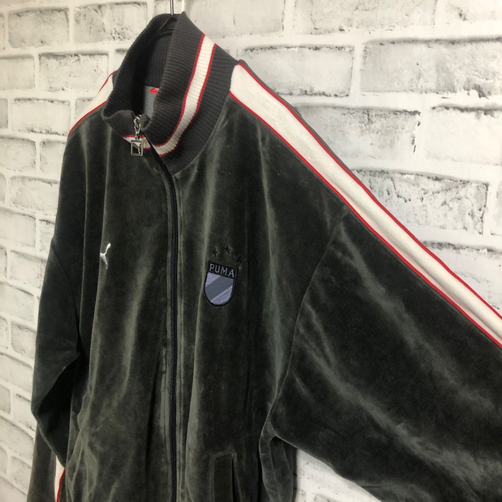 希少】adidas 00s トラックジャケット ジャージ ベロア ブラック O