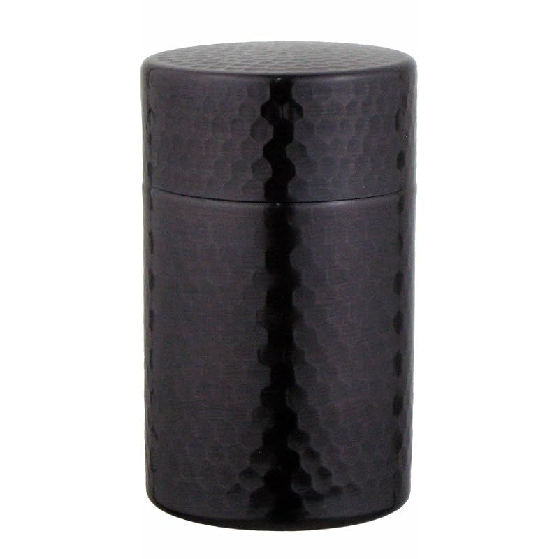 ナガオ 純銅 茶筒 キャニスター 小 直径6.5×高さ11cm 箱入 SECCHU 日本製