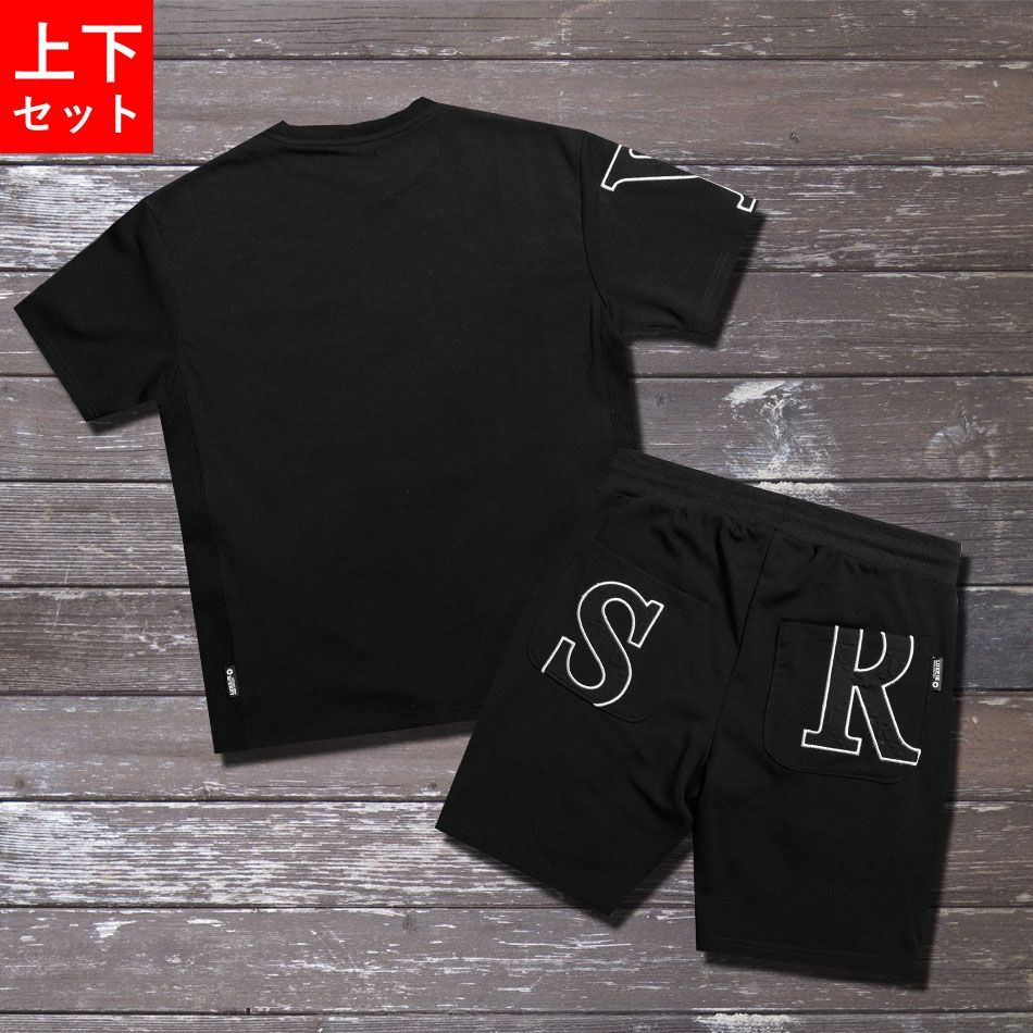 ロゴデザインTシャツセットアップ セットアップ