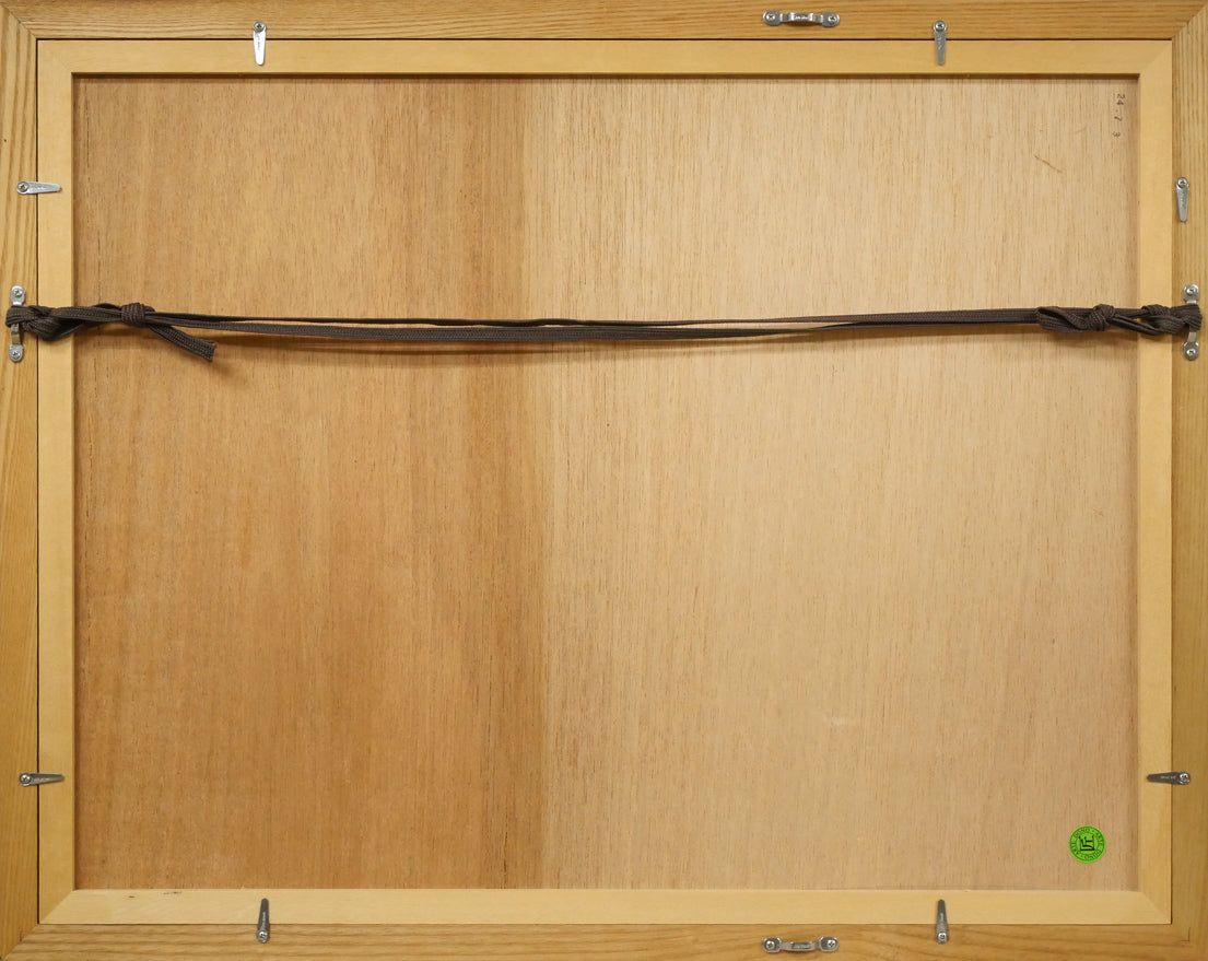 おんまのおやこ 木版画