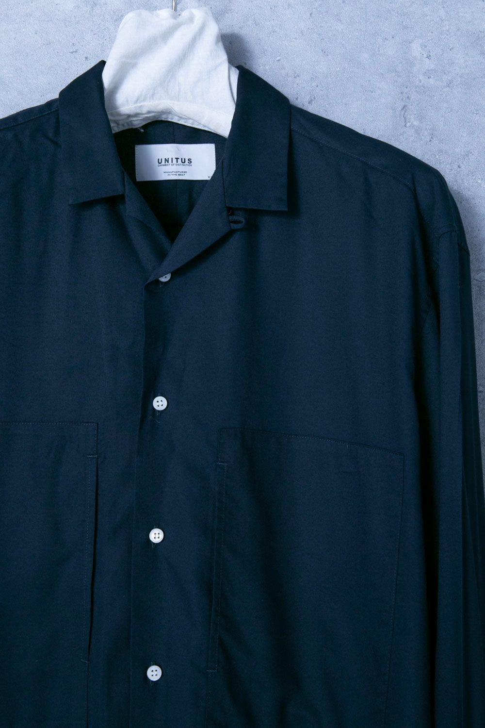 UNITUSユナイタスOpen Collar Shirt/UTSSS20-S03オープンカラーシャツ - ワイシャツ